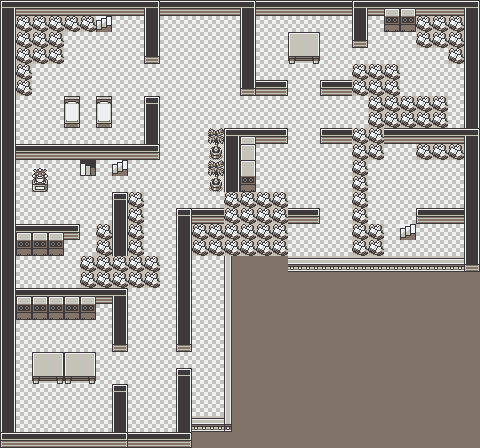 Map guide for the current location