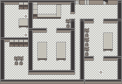 Map guide for the current location