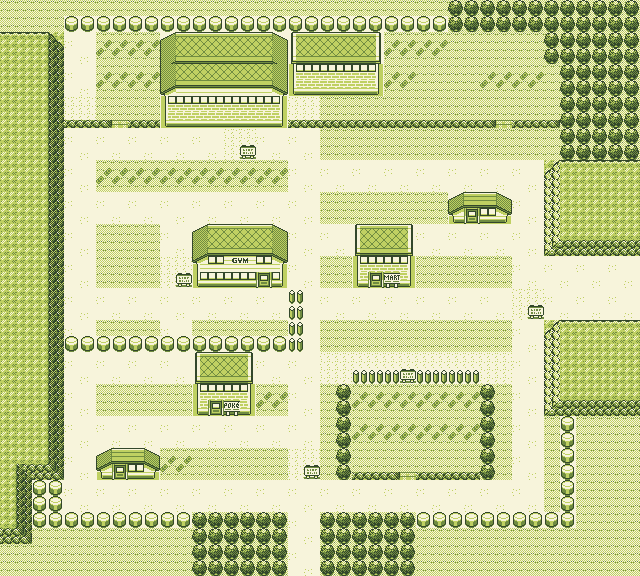 Map guide for the current location