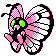 Shiny BUTTERFREE sprite
