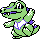 Shiny Totodile sprite