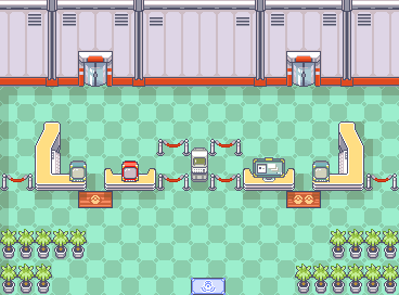 Battle Frontier Battle Dome Lobby map