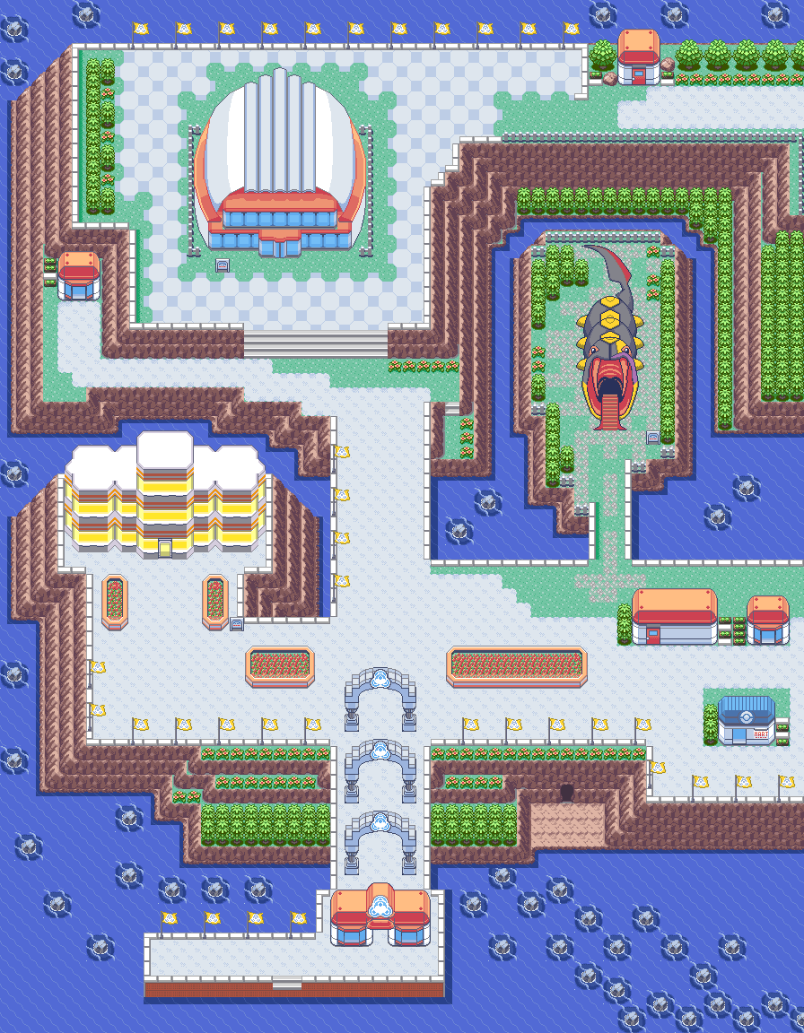 Battle Frontier Outside West map