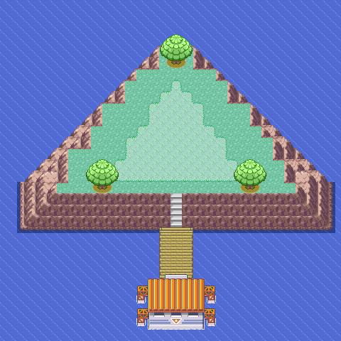 Birth Island Exterior map