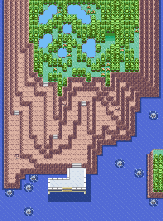 Faraway Island Entrance map