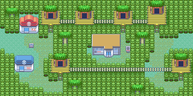 Map guide for the current location