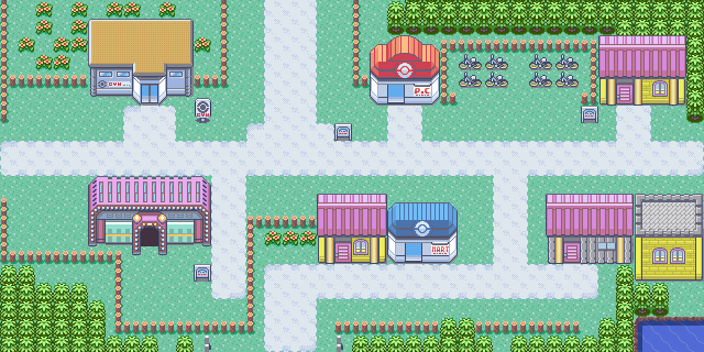 Map guide for the current location