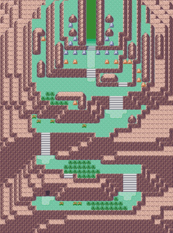 Map guide for the current location