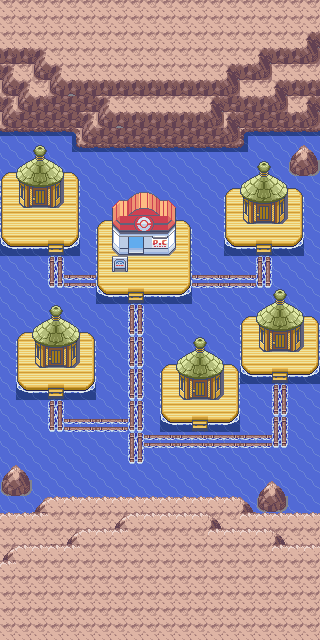 Map guide for the current location
