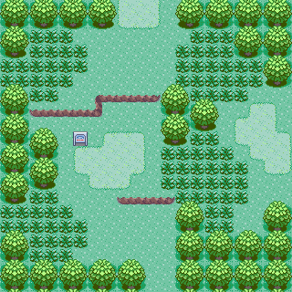 Map guide for the current location