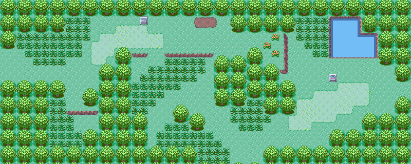 Map guide for the current location