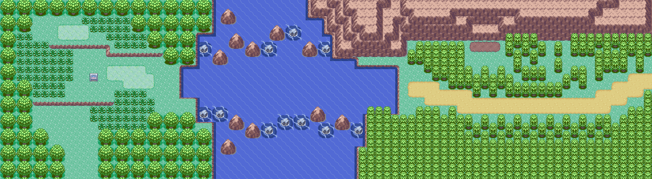 Map guide for the current location