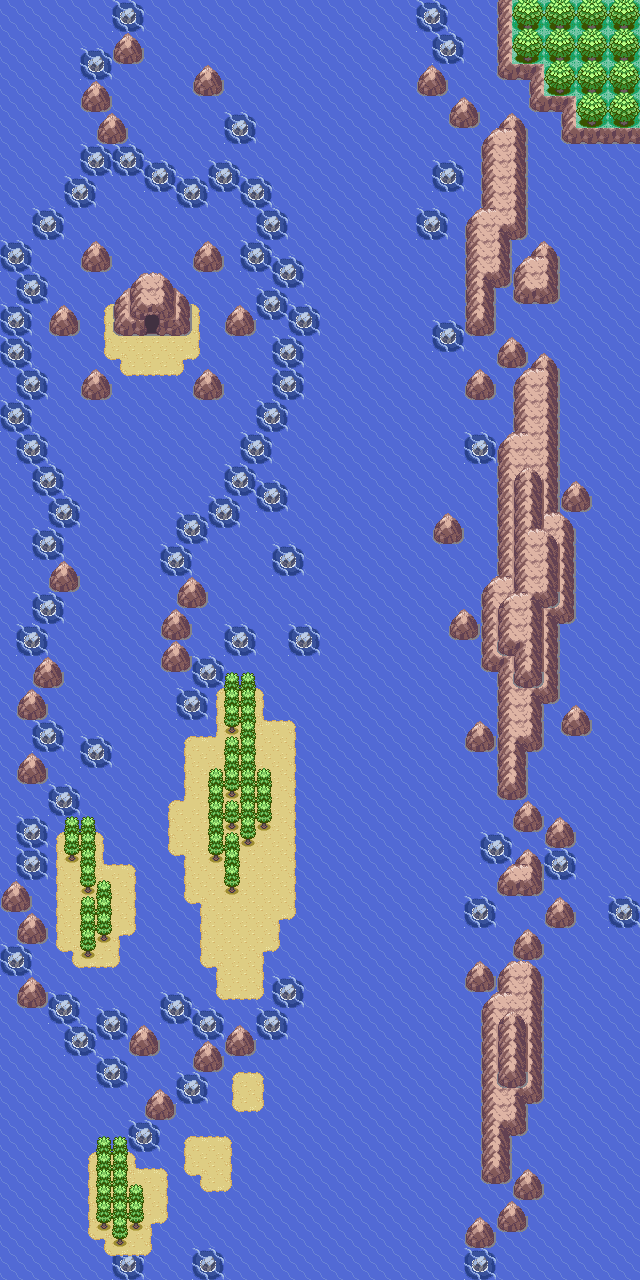 Map guide for the current location