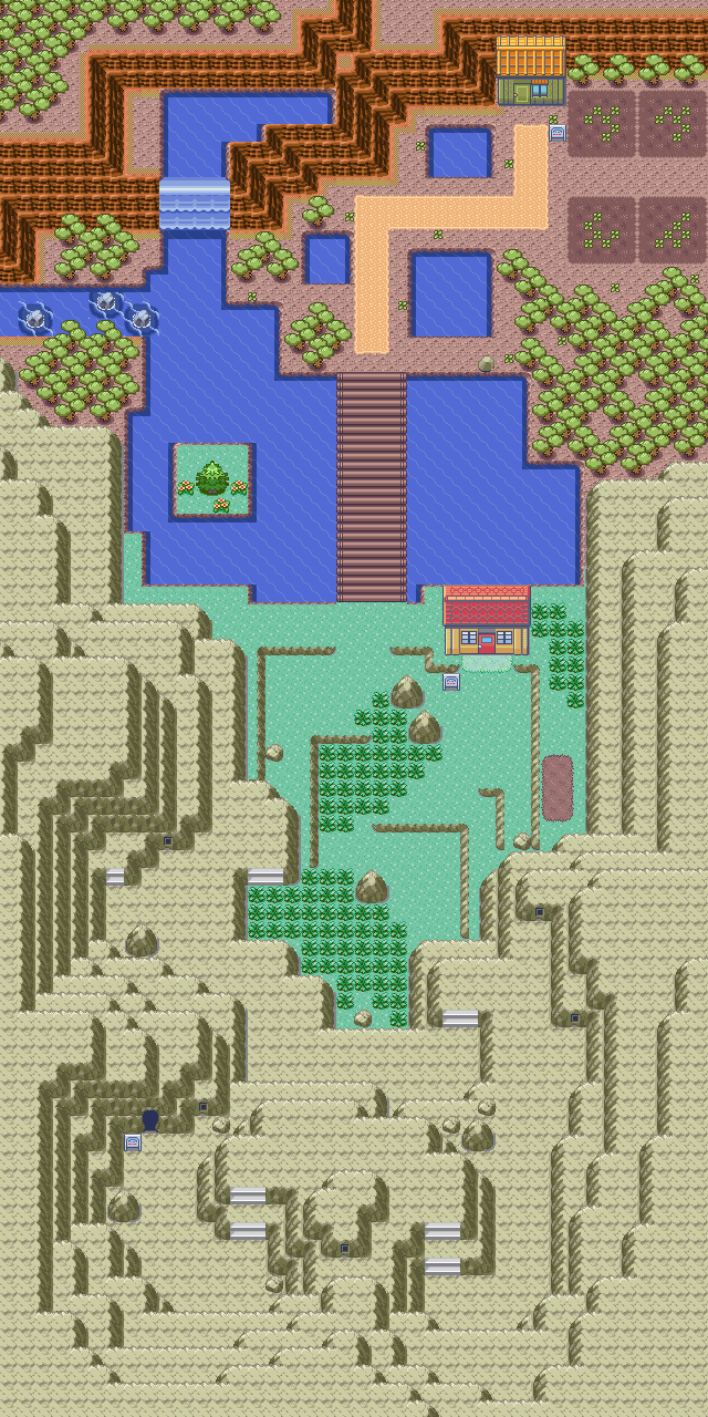 Map guide for the current location