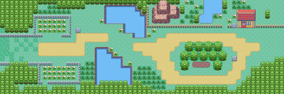 Map guide for the current location