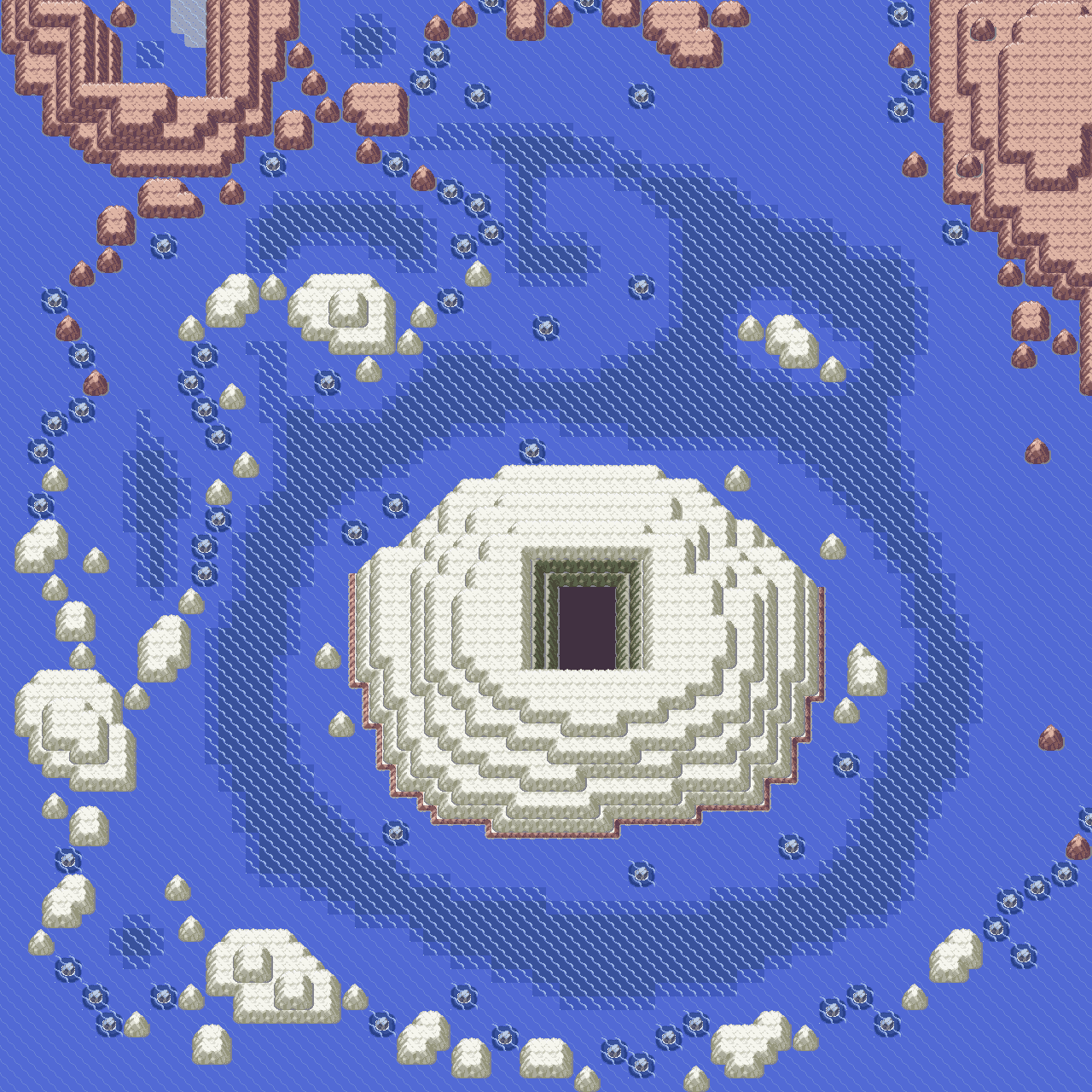 Map guide for the current location