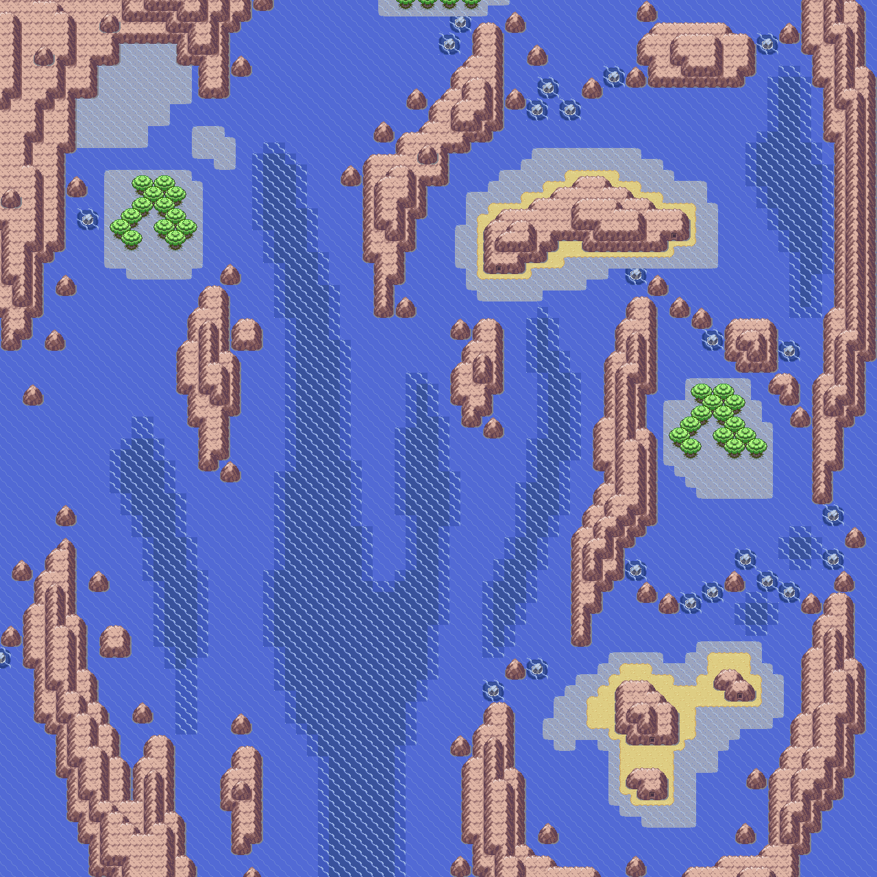 Map guide for the current location