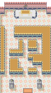 Rustboro City Gym map