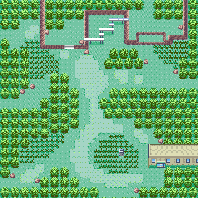 Map guide for the current location