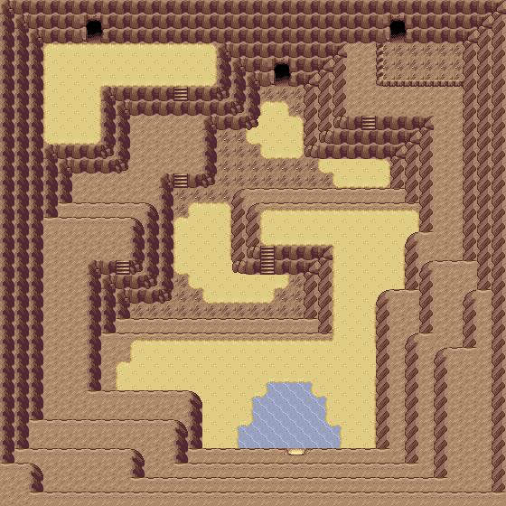 Shoal Cave Low Tide Entrance Room map