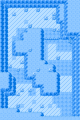 Shoal Cave Low Tide Ice Room map