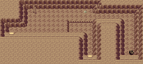 Shoal Cave Low Tide Lower Room map