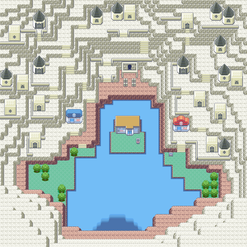 Map guide for the current location