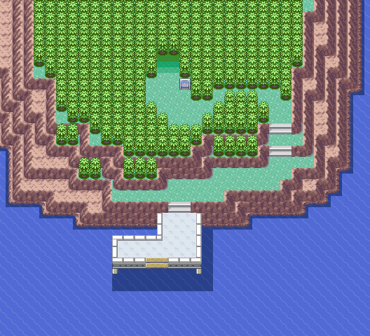 Southern Island Exterior map