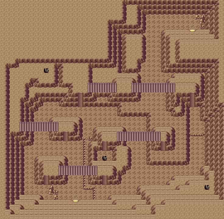 Victory Road 1F map