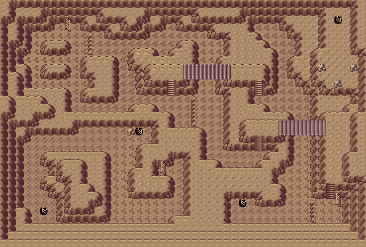Victory Road B1F map