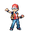 Pokemon Trainer Red sprite