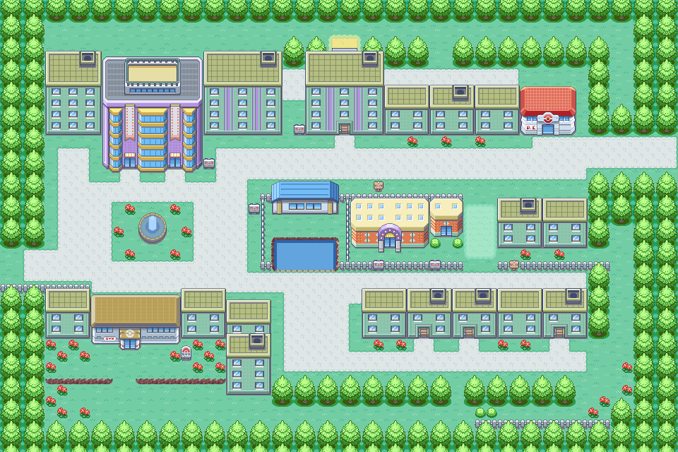 Map guide for the current location