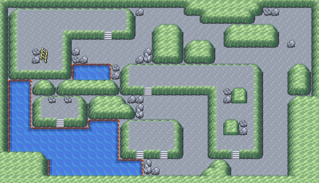 Cerulean Cave B1F map