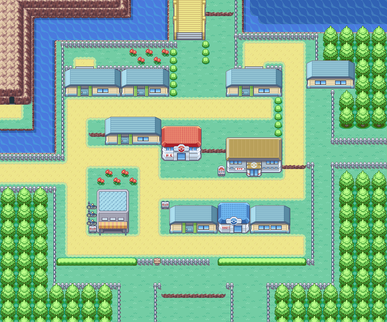 Map guide for the current location