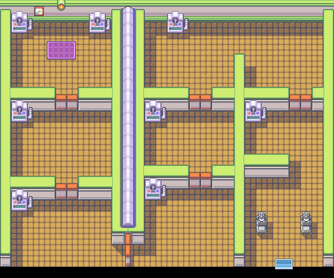 Cinnabar Island Gym map