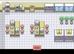 Cinnabar Island Pokemon Lab Research Room map