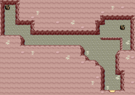 Mt. Ember Ruby Path 1F map