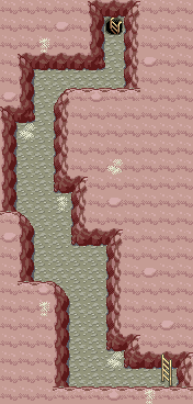 Mt. Ember Ruby Path B1F map
