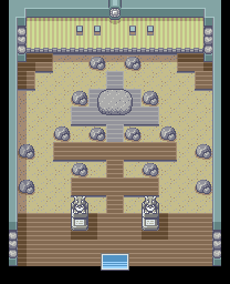 Pewter City Gym map