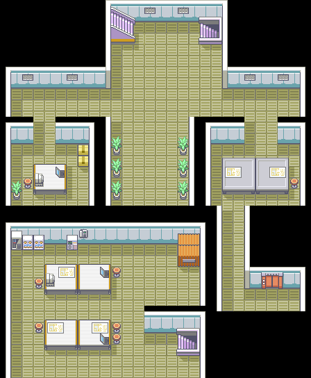 Rocket Hideout B1F map