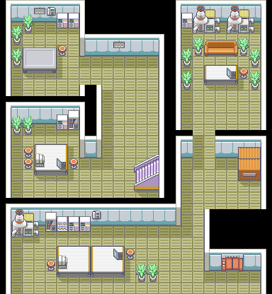 Rocket Hideout B4F map