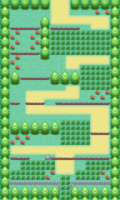 Map guide for the current location
