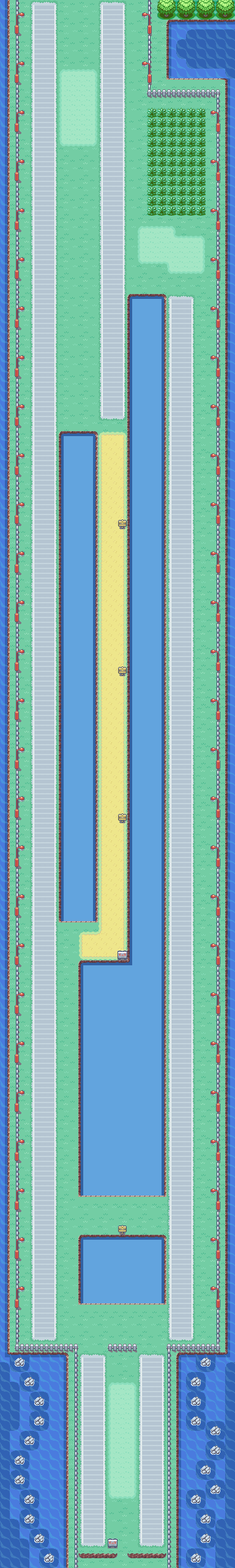 Map guide for the current location
