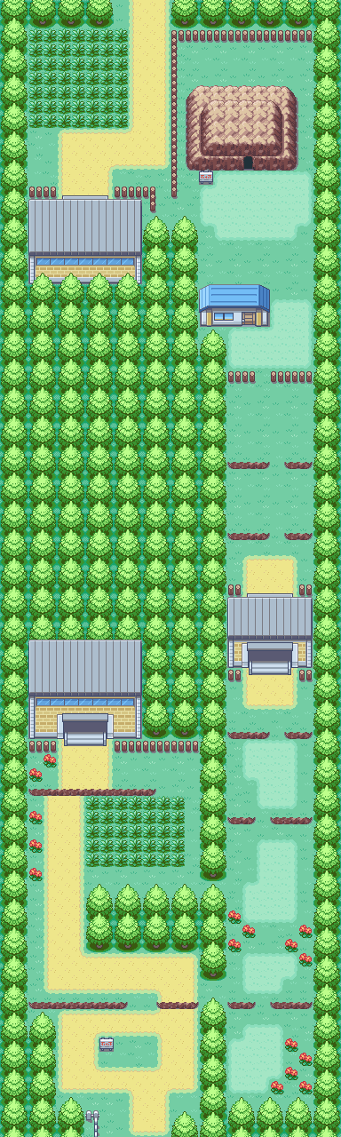 Map guide for the current location