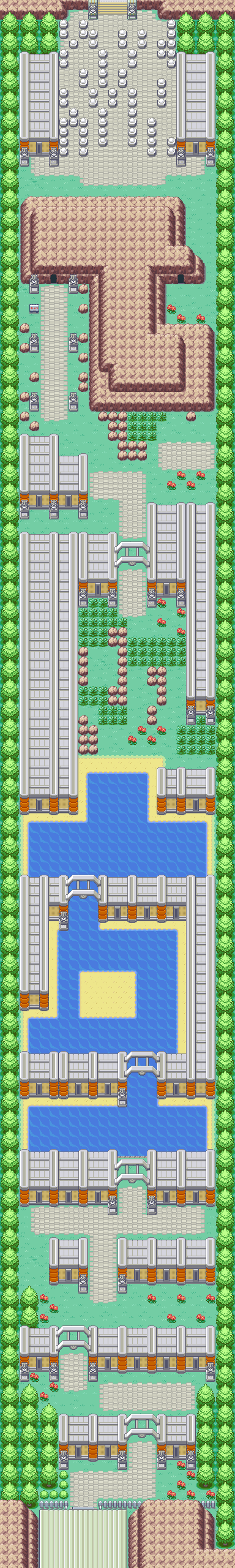 Map guide for the current location
