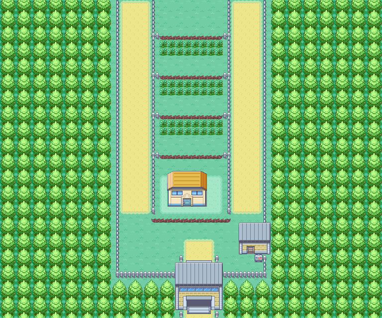 Map guide for the current location