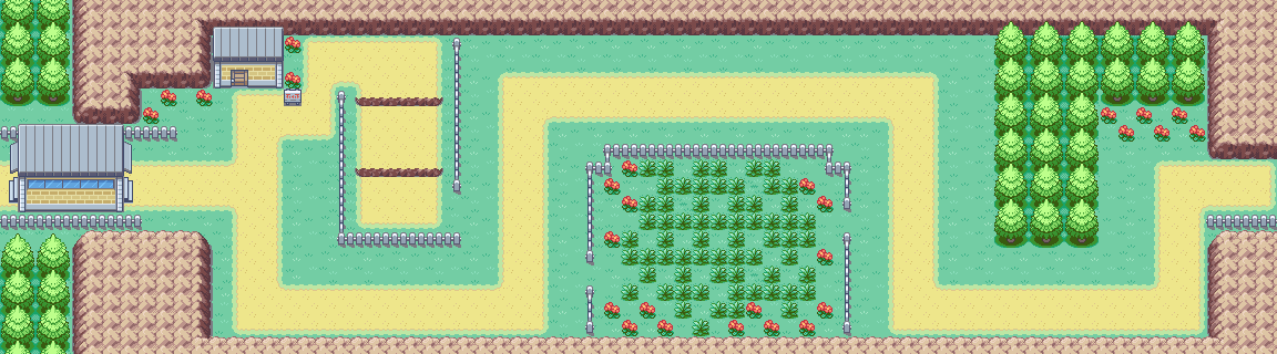 Map guide for the current location