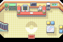 Viridian City Pokemon Center 1F map
