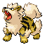 Shiny Arcanine sprite