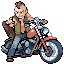 Biker Ernest sprite